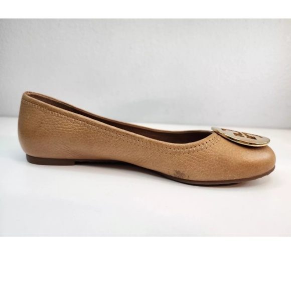 Tory Burch Flats with Golden Medallion Logo size 6 - Picture 9 of 11